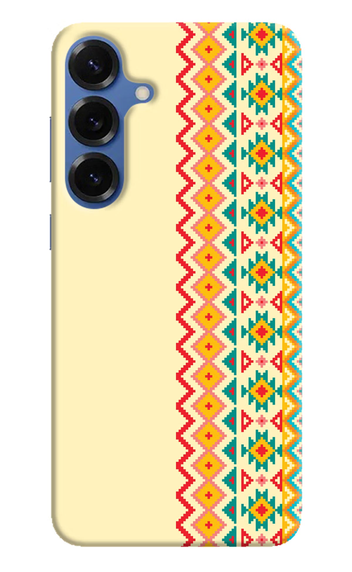 Ethnic Seamless Samsung S25 Hard Case Back Cover by Casekaro