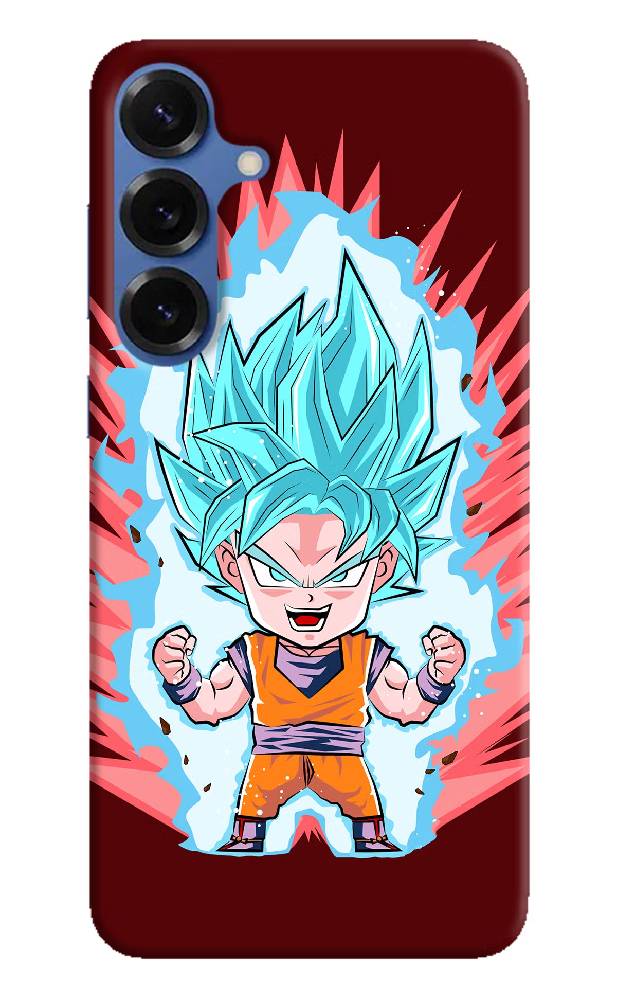 Goku Little Samsung S25 Hard Case Back Cover by Casekaro