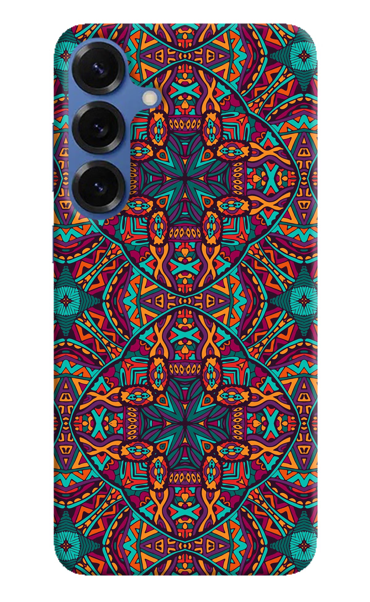 Colour Mandala Samsung S25 Hard Case Back Cover by Casekaro