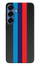 BMW Stripes Pattern Samsung S25 Hard Case Back Cover by Casekaro