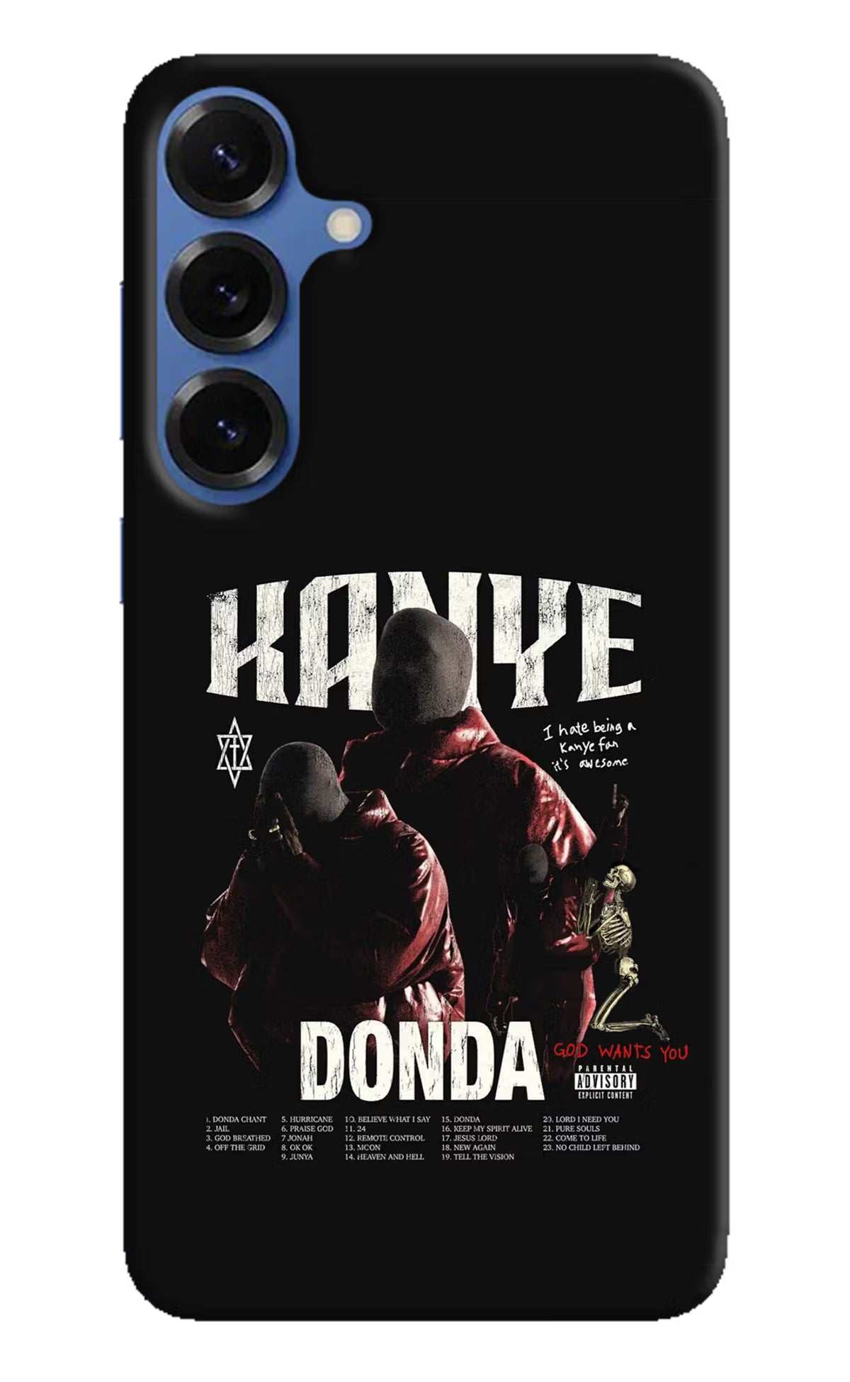 Donda Kanye West Samsung S25 Hard Case Back Cover by Casekaro