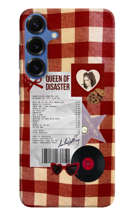 Queen of Disaster Samsung S25 Hard Case Back Cover by Casekaro