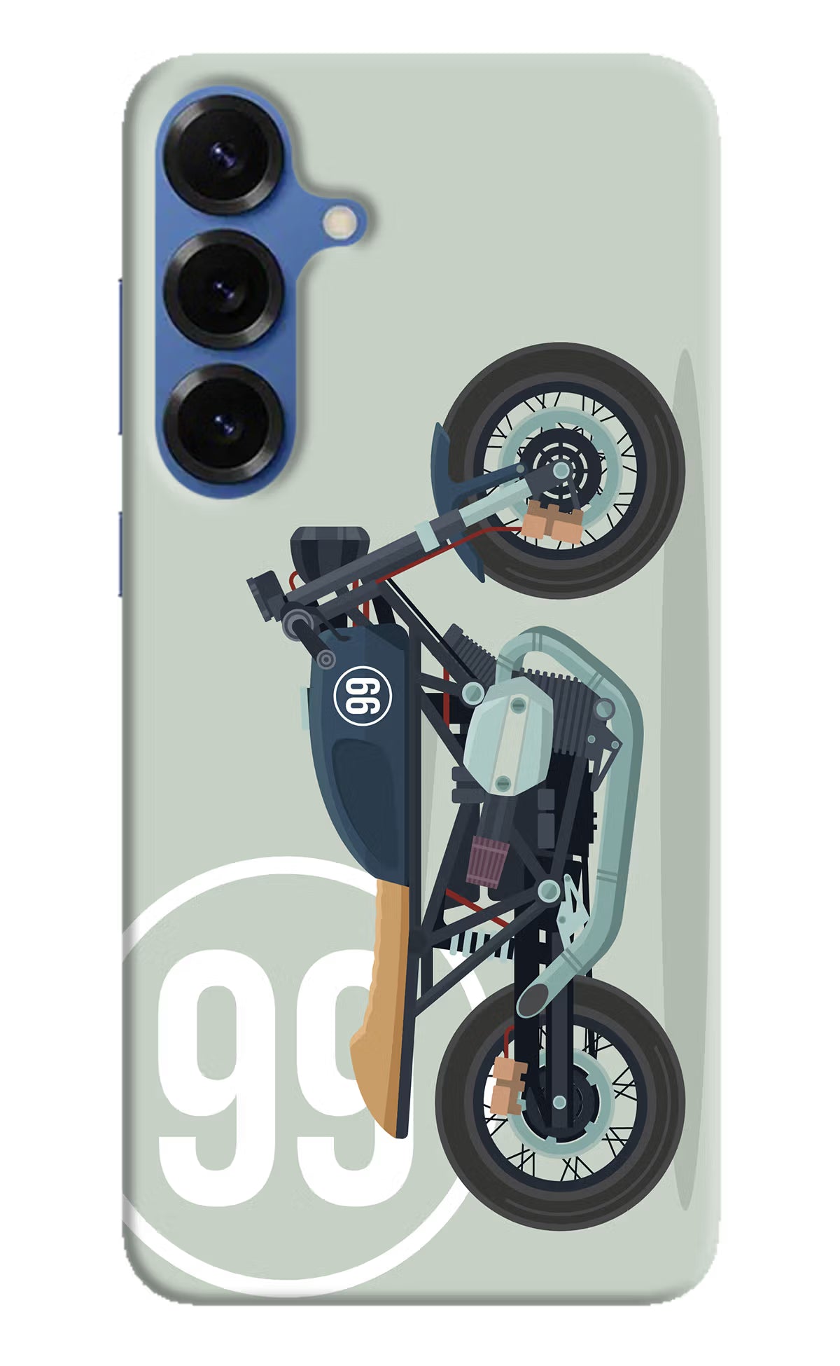 Classic Cafe Racer 99 Samsung S25 Hard Case Back Cover by Casekaro