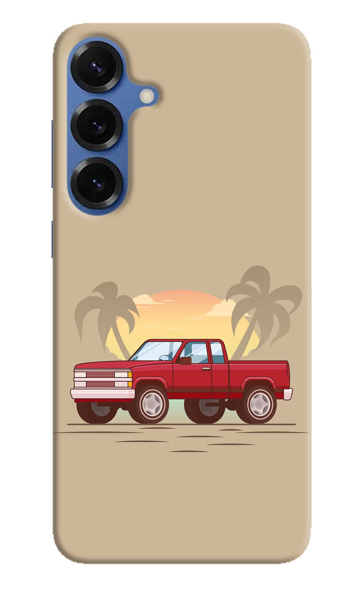 Desert Classic Drive Samsung S25 Hard Case Back Cover by Casekaro