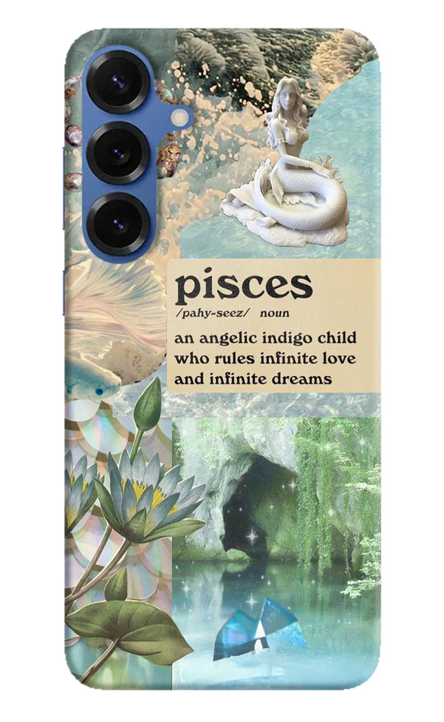 Pisces Zodiac Samsung S25 Hard Case Back Cover by Casekaro