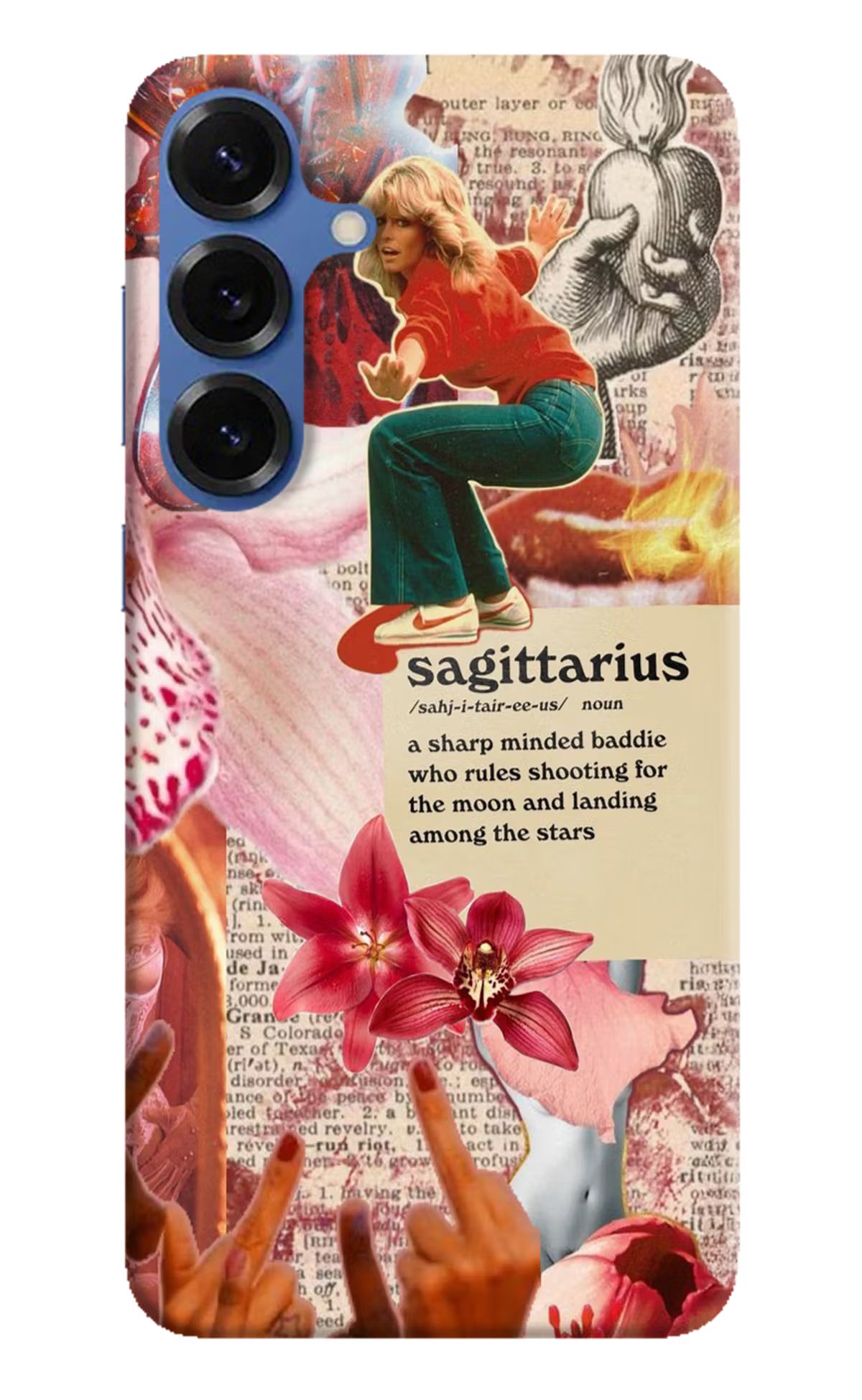 Sagittarius Zodiac Samsung S25 Hard Case Back Cover by Casekaro