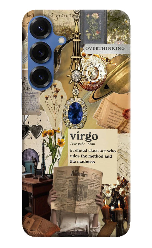 Virgo Zodiac Samsung S25 Hard Case Back Cover by Casekaro