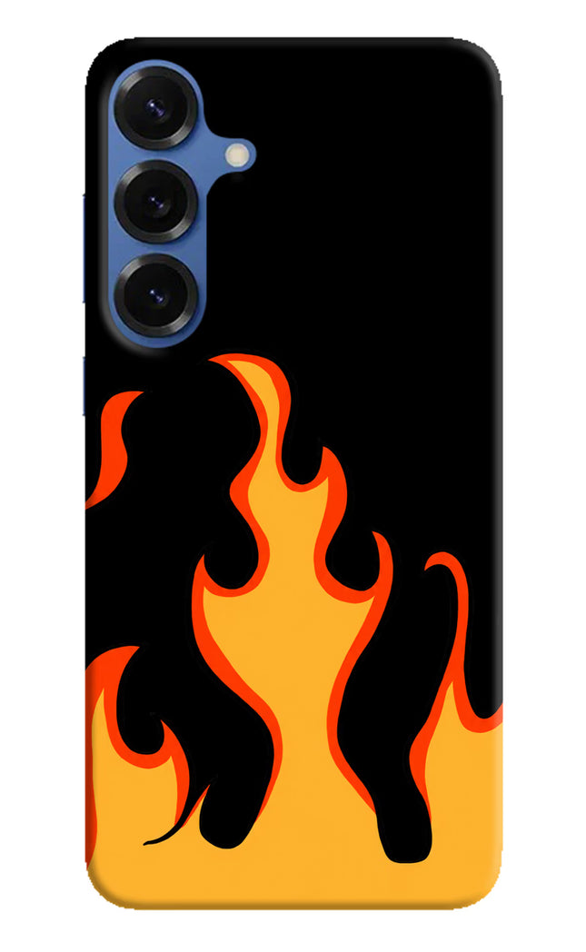 Fired Up – Black Samsung S25 Hard Case Back Cover by Casekaro