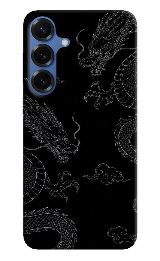Twin Dragons Samsung S25 Hard Case Back Cover by Casekaro