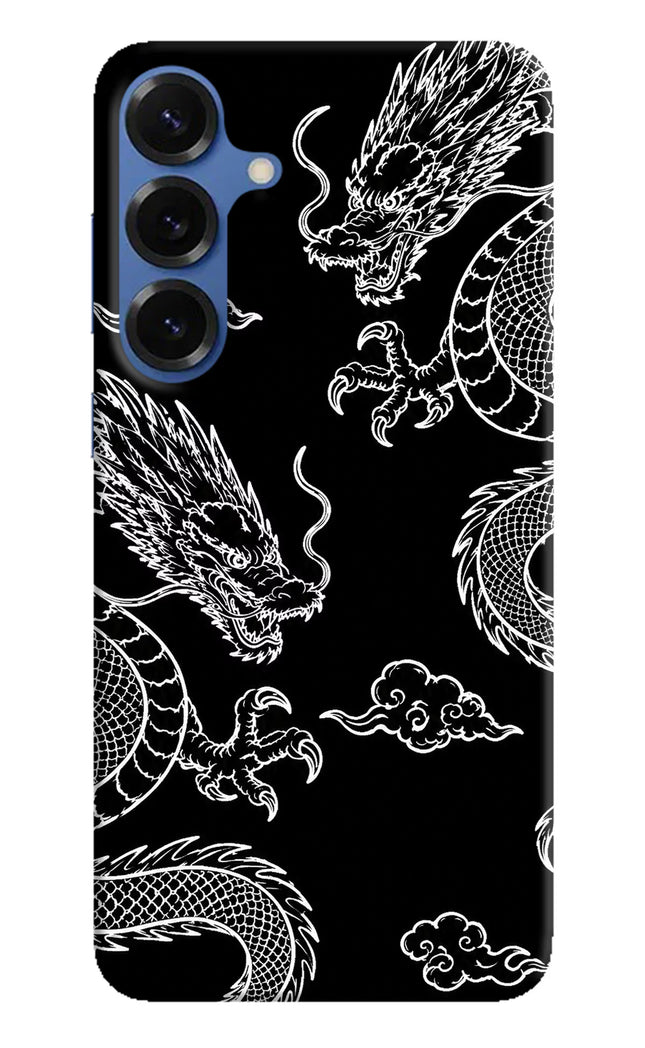 Twin Dragons Samsung S25 Hard Case Back Cover by Casekaro