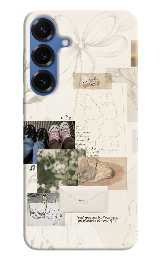 Soft Aesthetic Samsung S25 Hard Case Back Cover by Casekaro
