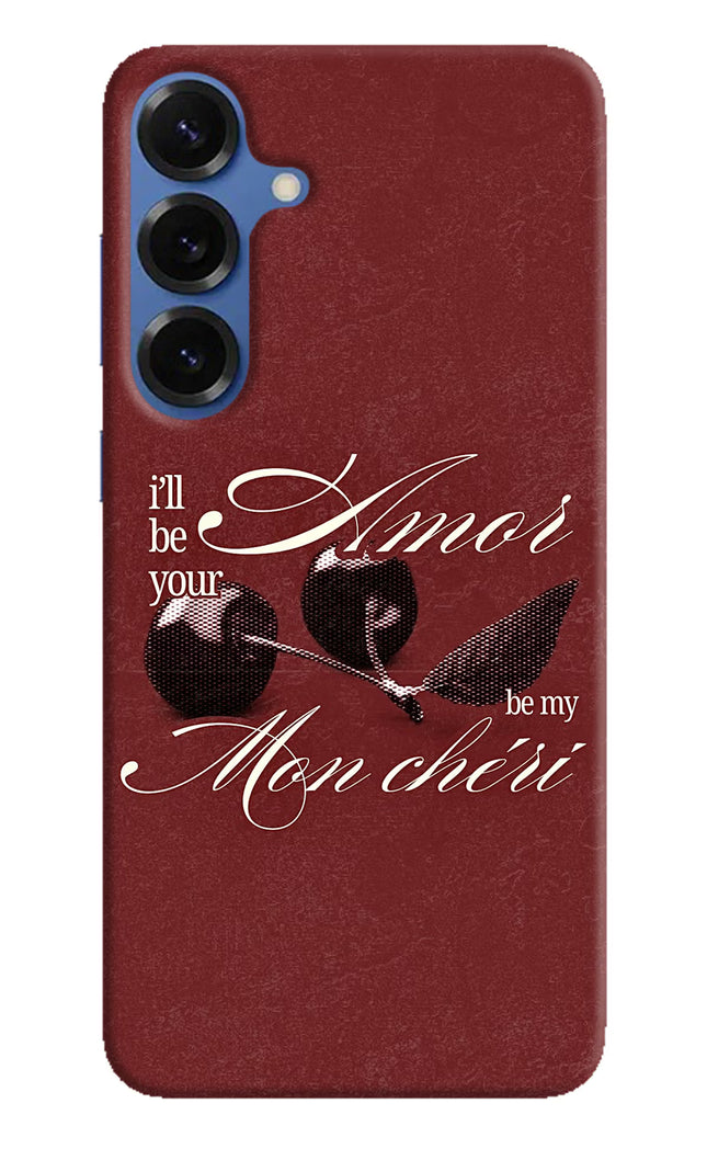 Velvet Cherry Samsung S25 Hard Case Back Cover by Casekaro