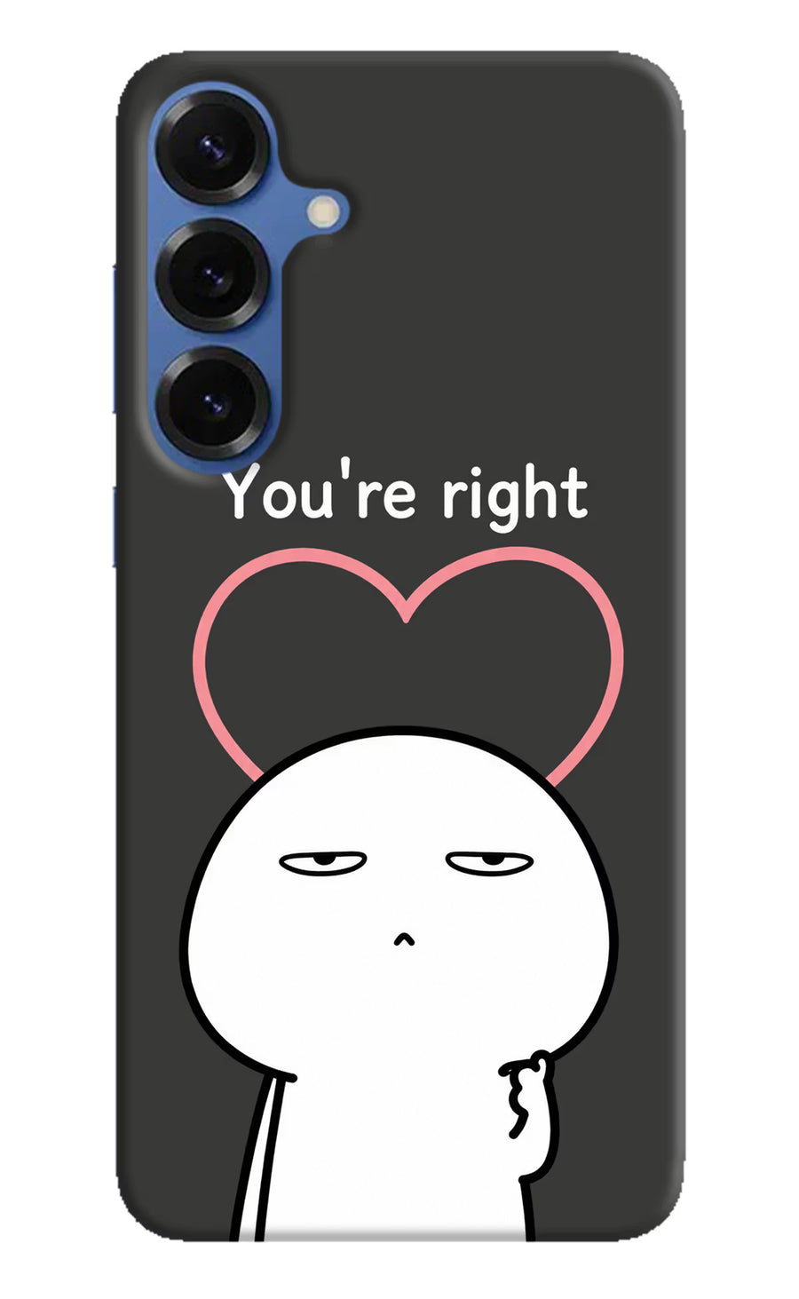 You're Right Samsung S25 Back Cover, Hard case