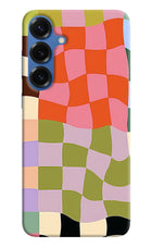 Wavy Grid Samsung S25 Hard Case Back Cover by Casekaro