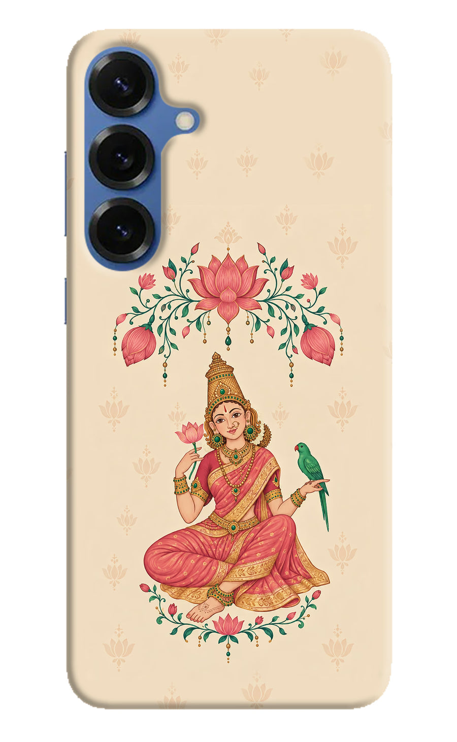 Goddess Lakshmi Samsung S25 Back Cover, Hard case