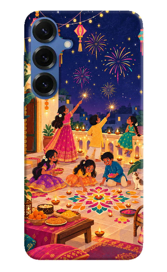 Diwali Night Samsung S25 Back Cover