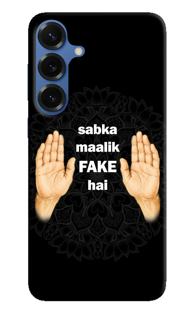 Sabka Malik Fake Samsung S25 Hard Case Back Cover by Casekaro