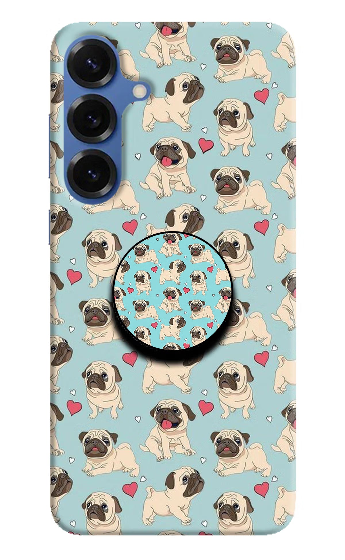 Pug Dog Samsung S25 Pop Case by Casekaro