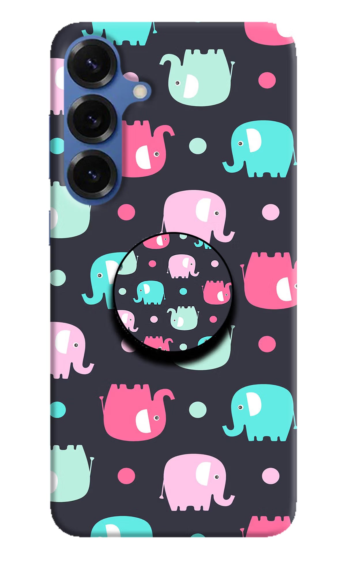 Baby Elephants Samsung S25 Pop Case by Casekaro