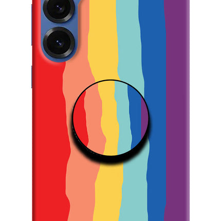 Rainbow Samsung S25 Pop Case by Casekaro