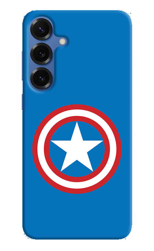 Captain America Logo Samsung S25 Plus Hard Case Back Cover by Casekaro