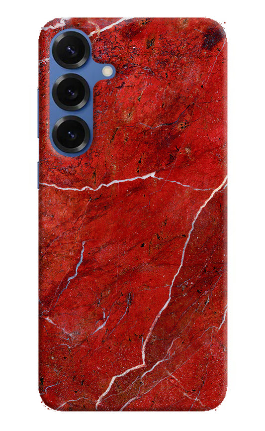 Red Marble Design Samsung S25 Plus Hard Case Back Cover by Casekaro