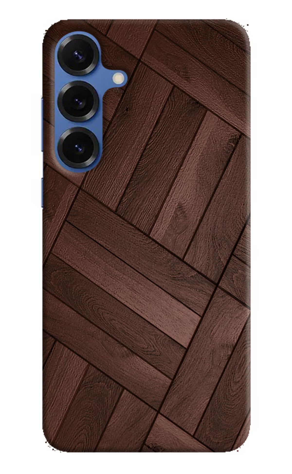 Wooden Texture Design Samsung S25 Plus Hard Case Back Cover by Casekaro