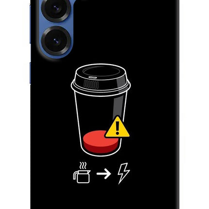 Coffee Samsung S25 Plus Hard Case Back Cover by Casekaro