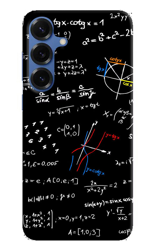 Mathematics Formula Samsung S25 Plus Hard Case Back Cover by Casekaro