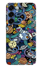Space Abstract Samsung S25 Plus Hard Case Back Cover by Casekaro