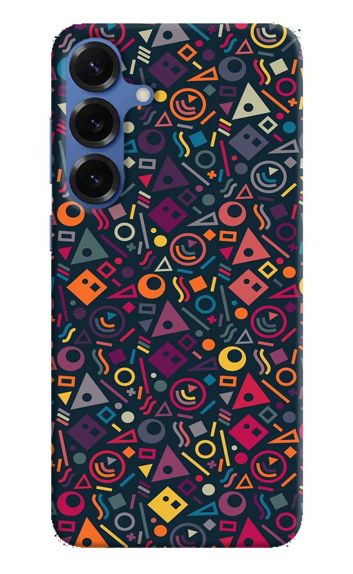 Geometric Abstract Samsung S25 Plus Hard Case Back Cover by Casekaro
