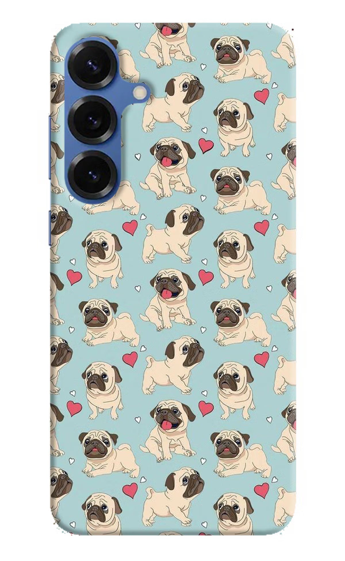 Pug Dog Samsung S25 Plus Hard Case Back Cover by Casekaro