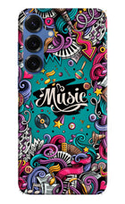 Music Graffiti Samsung S25 Plus Hard Case Back Cover by Casekaro