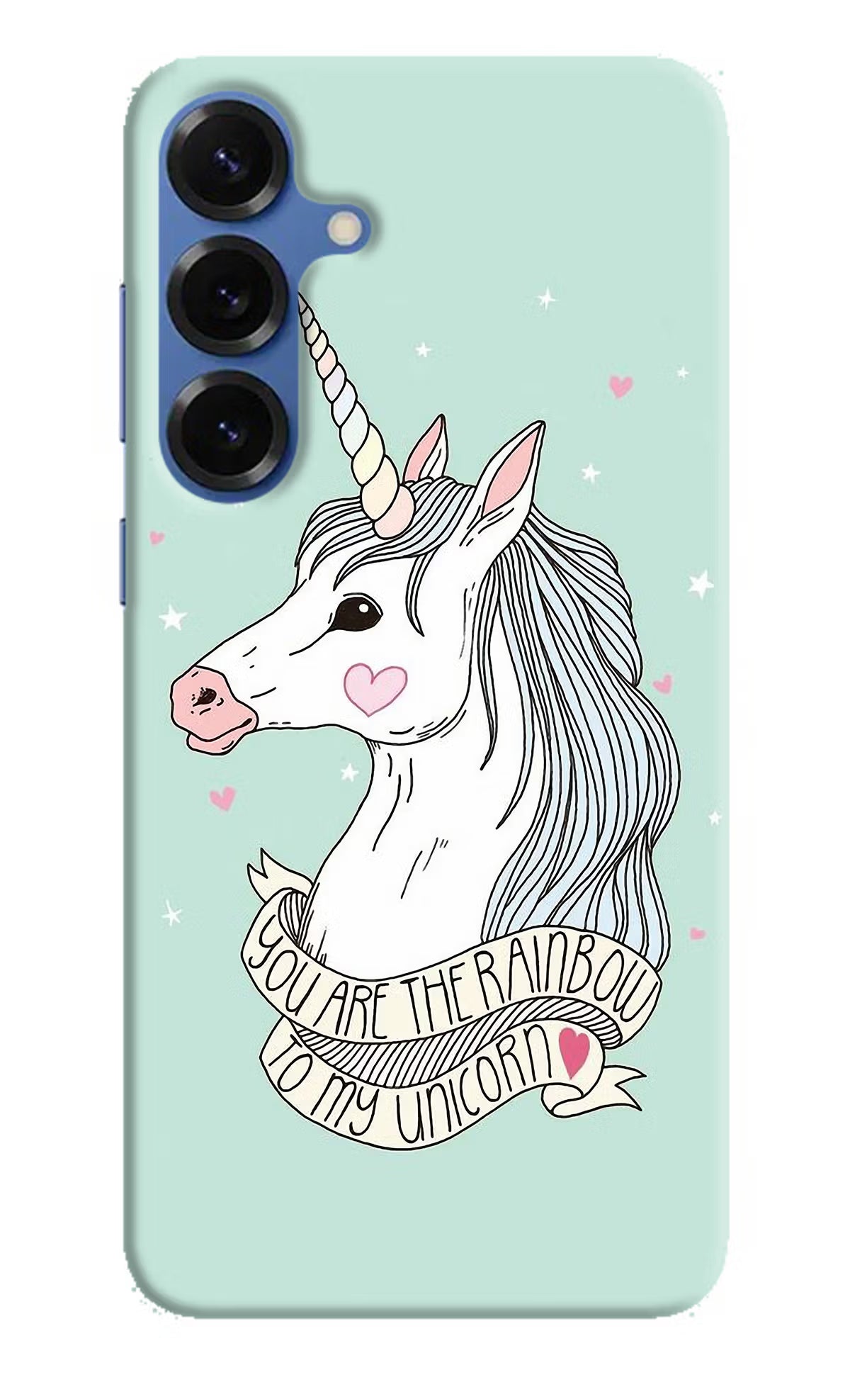 Unicorn Wallpaper Samsung S25 Plus Hard Case Back Cover by Casekaro