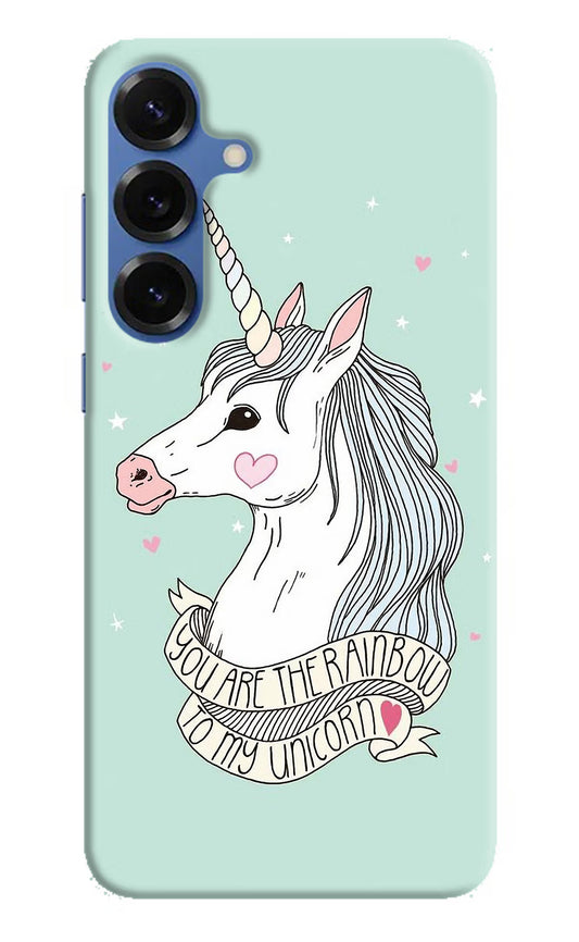 Unicorn Wallpaper Samsung S25 Plus Hard Case Back Cover by Casekaro
