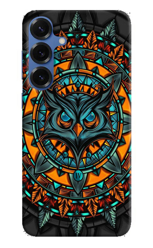 Angry Owl Art Samsung S25 Plus Hard Case Back Cover by Casekaro