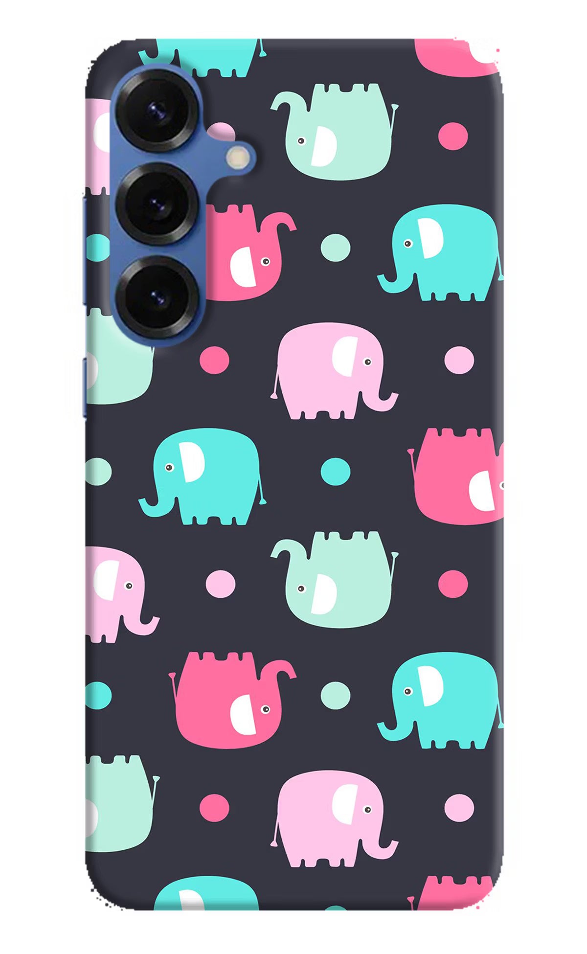 Elephants Samsung S25 Plus Hard Case Back Cover by Casekaro