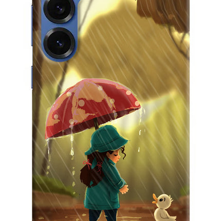 Rainy Day Samsung S25 Plus Hard Case Back Cover by Casekaro