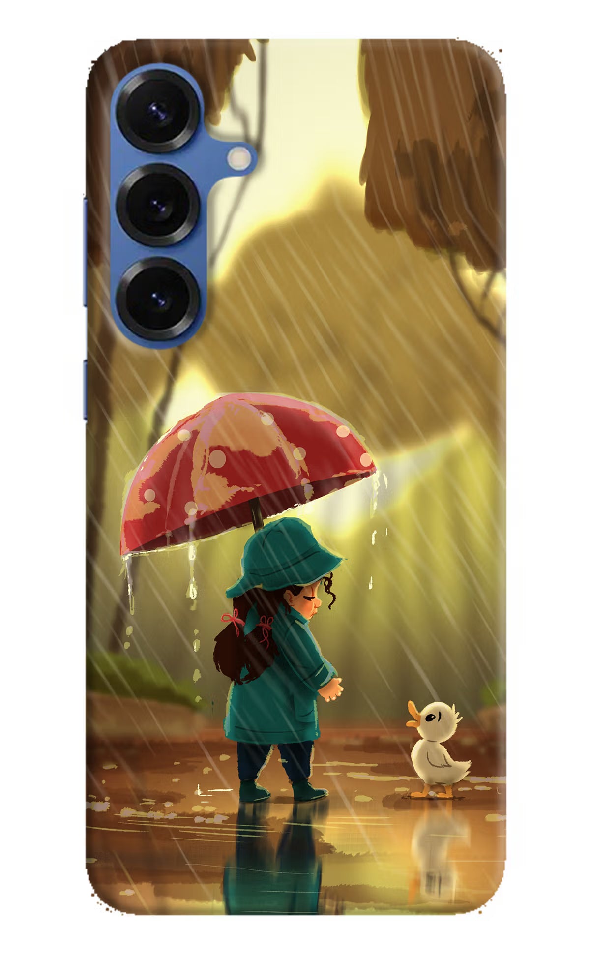 Rainy Day Samsung S25 Plus Hard Case Back Cover by Casekaro