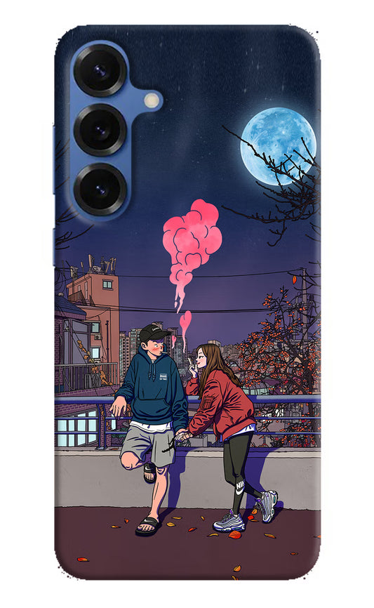 Chilling Couple Samsung S25 Plus Hard Case Back Cover by Casekaro