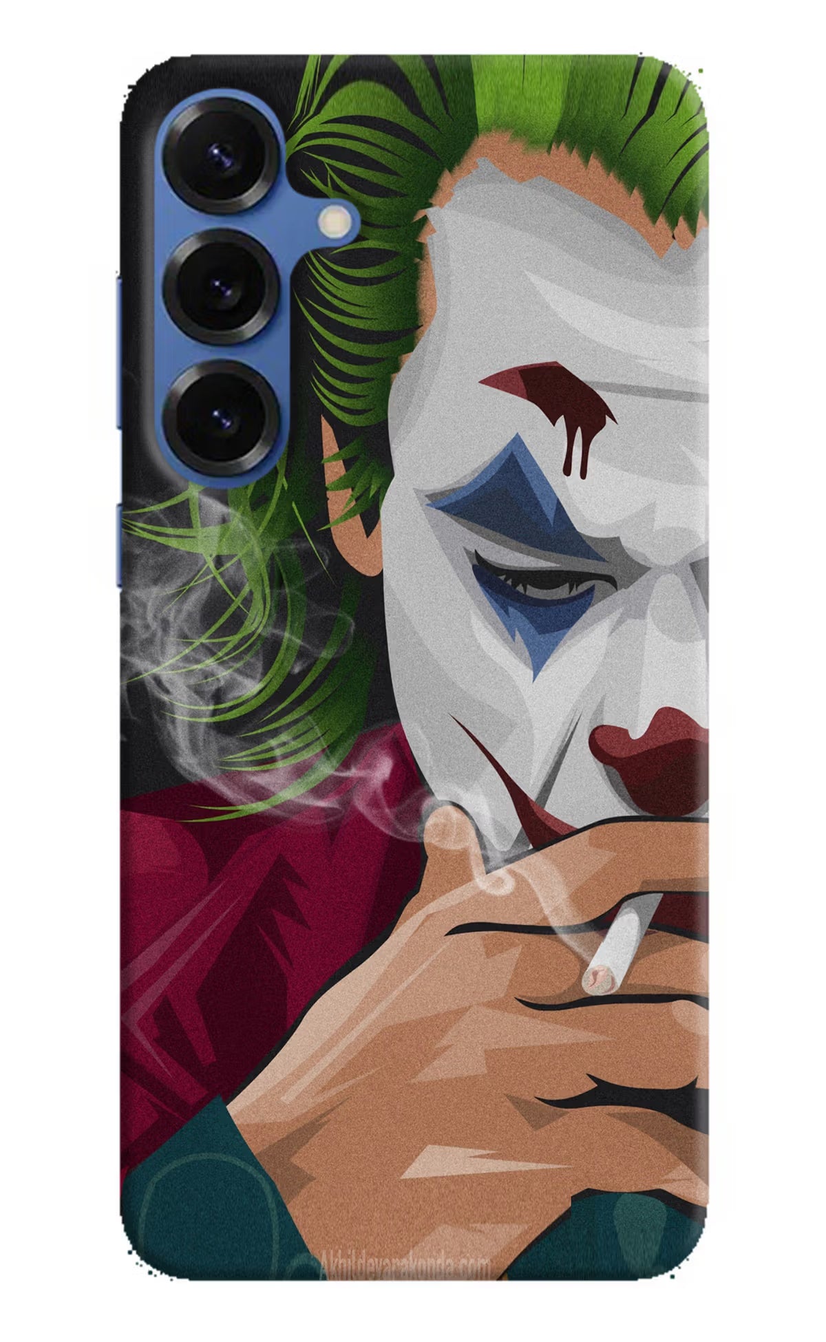 Joker Smoking Samsung S25 Plus Hard Case Back Cover by Casekaro