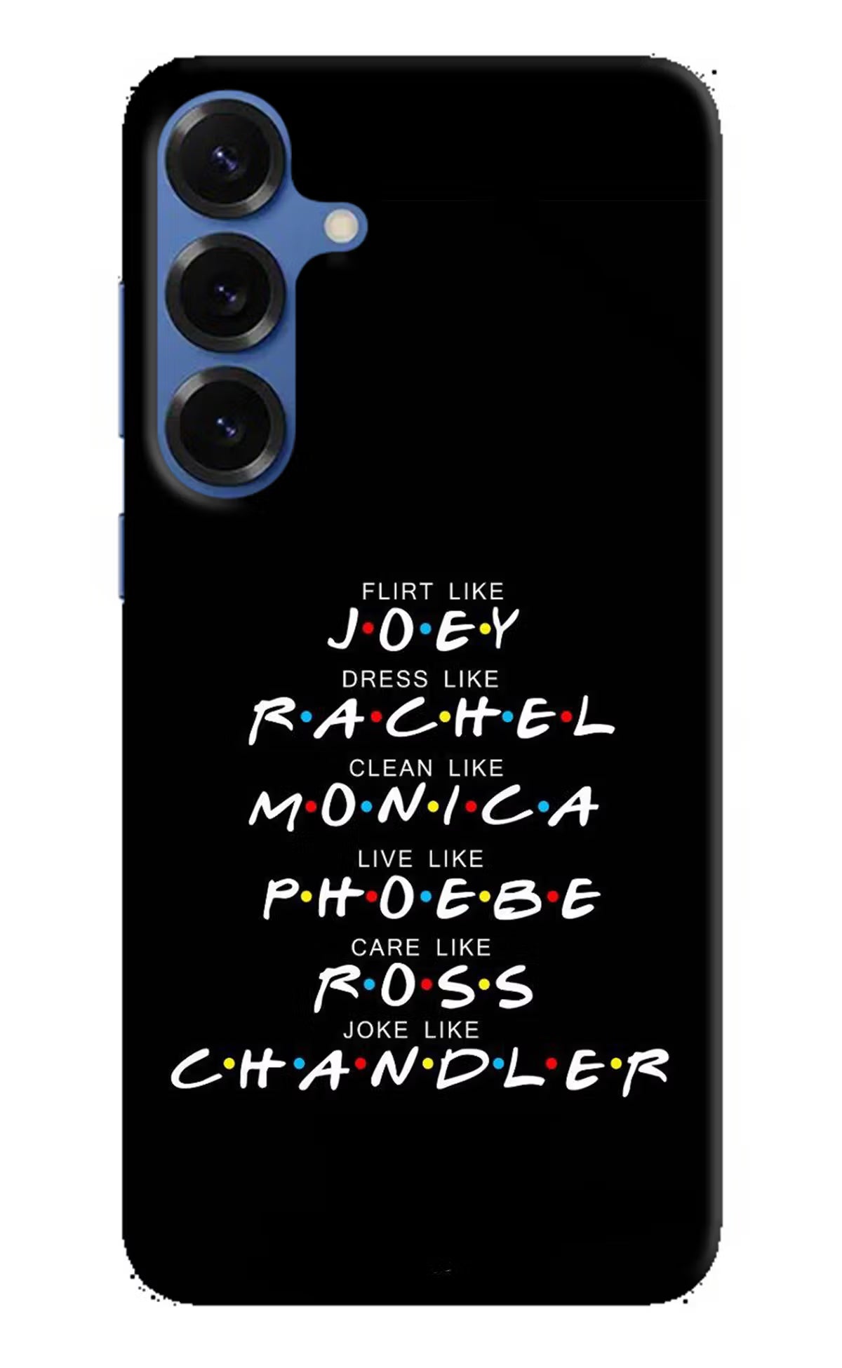 FRIENDS Character Samsung S25 Plus Hard Case Back Cover by Casekaro