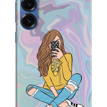 Selfie Girl Samsung S25 Plus Hard Case Back Cover by Casekaro