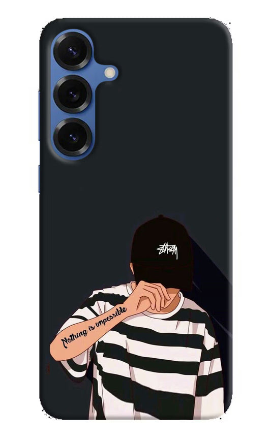 Aesthetic Boy Samsung S25 Plus Hard Case Back Cover by Casekaro