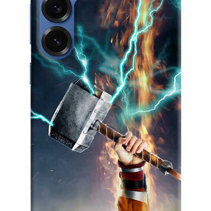 Thor Hammer Mjolnir Samsung S25 Plus Hard Case Back Cover by Casekaro