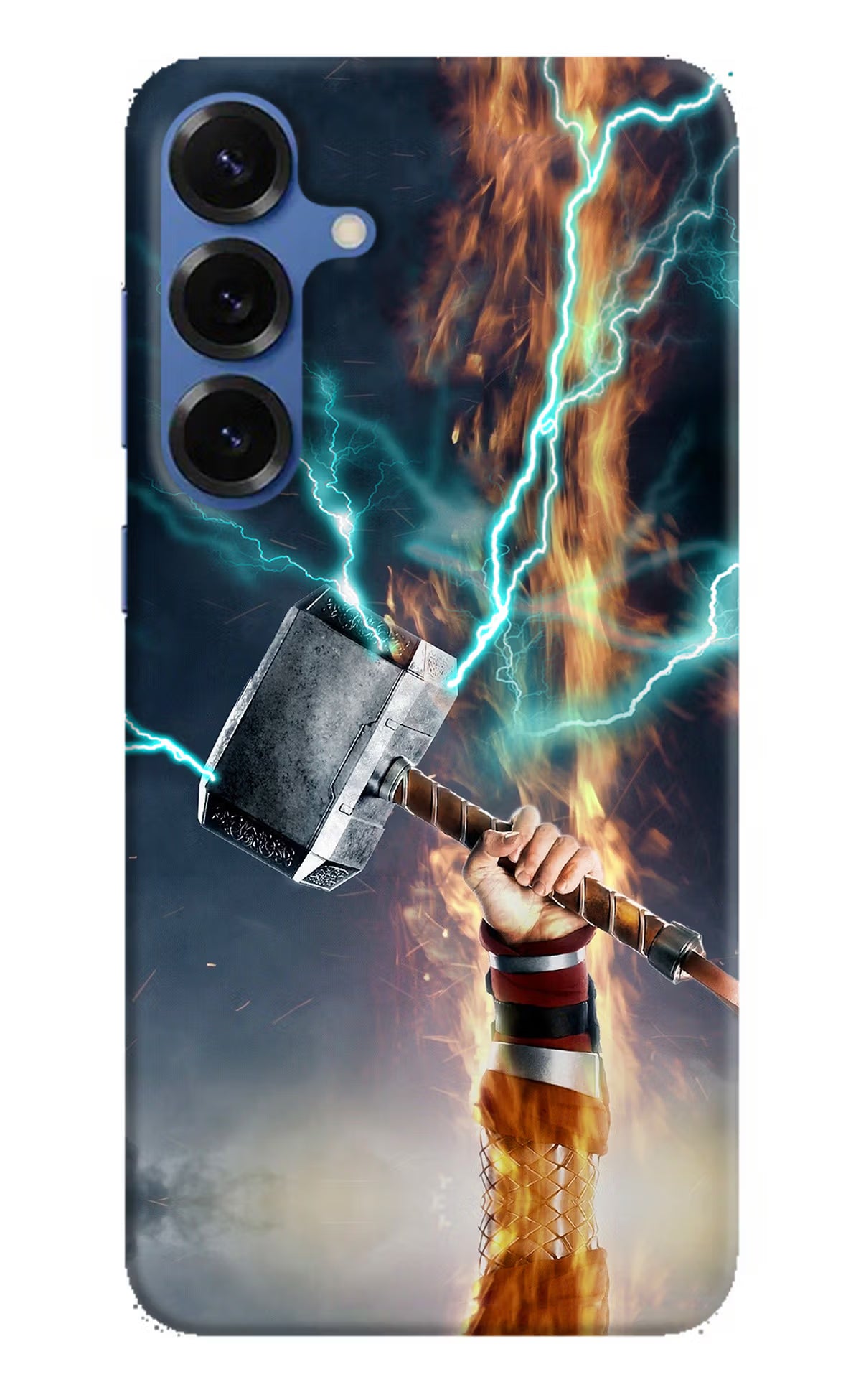 Thor Hammer Mjolnir Samsung S25 Plus Hard Case Back Cover by Casekaro