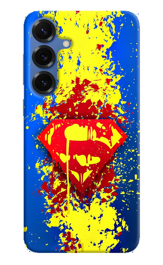 Superman logo Samsung S25 Plus Hard Case Back Cover by Casekaro