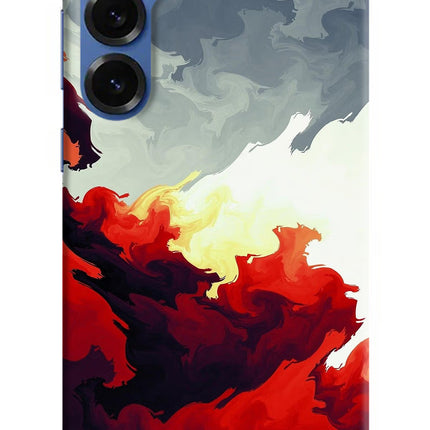 Fire Cloud Samsung S25 Plus Hard Case Back Cover by Casekaro