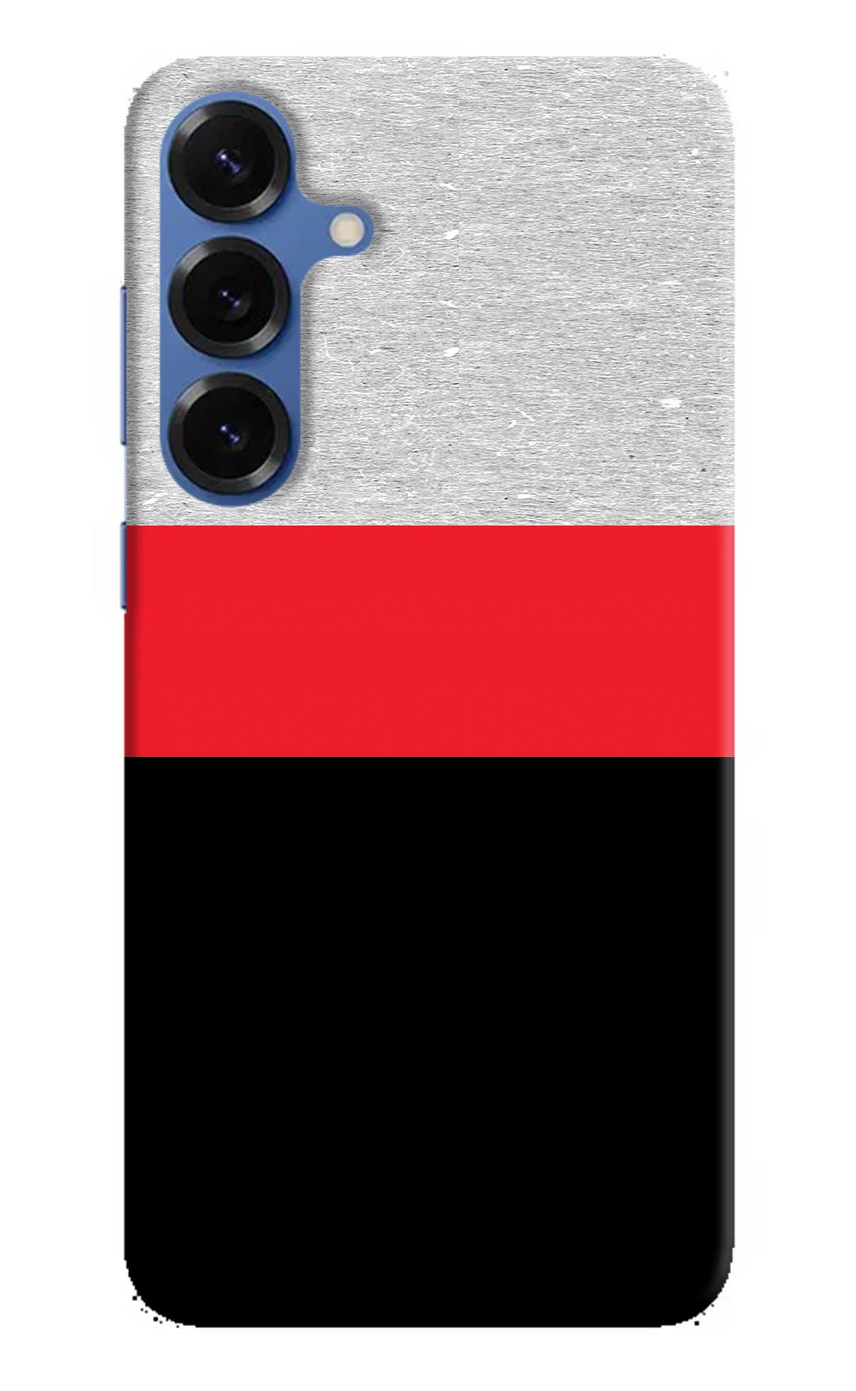 Tri Color Pattern Samsung S25 Plus Hard Case Back Cover by Casekaro
