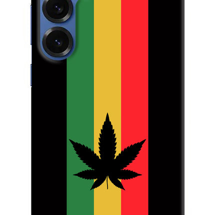 Weed Flag Samsung S25 Plus Hard Case Back Cover by Casekaro
